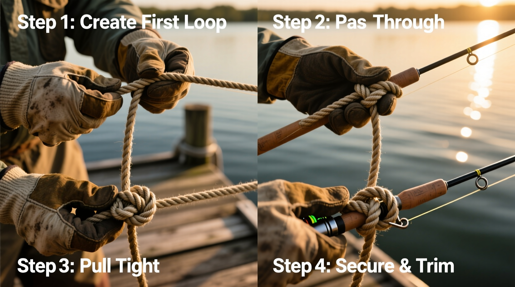mastering the fishermans knot step by step guide for strong reliable ties