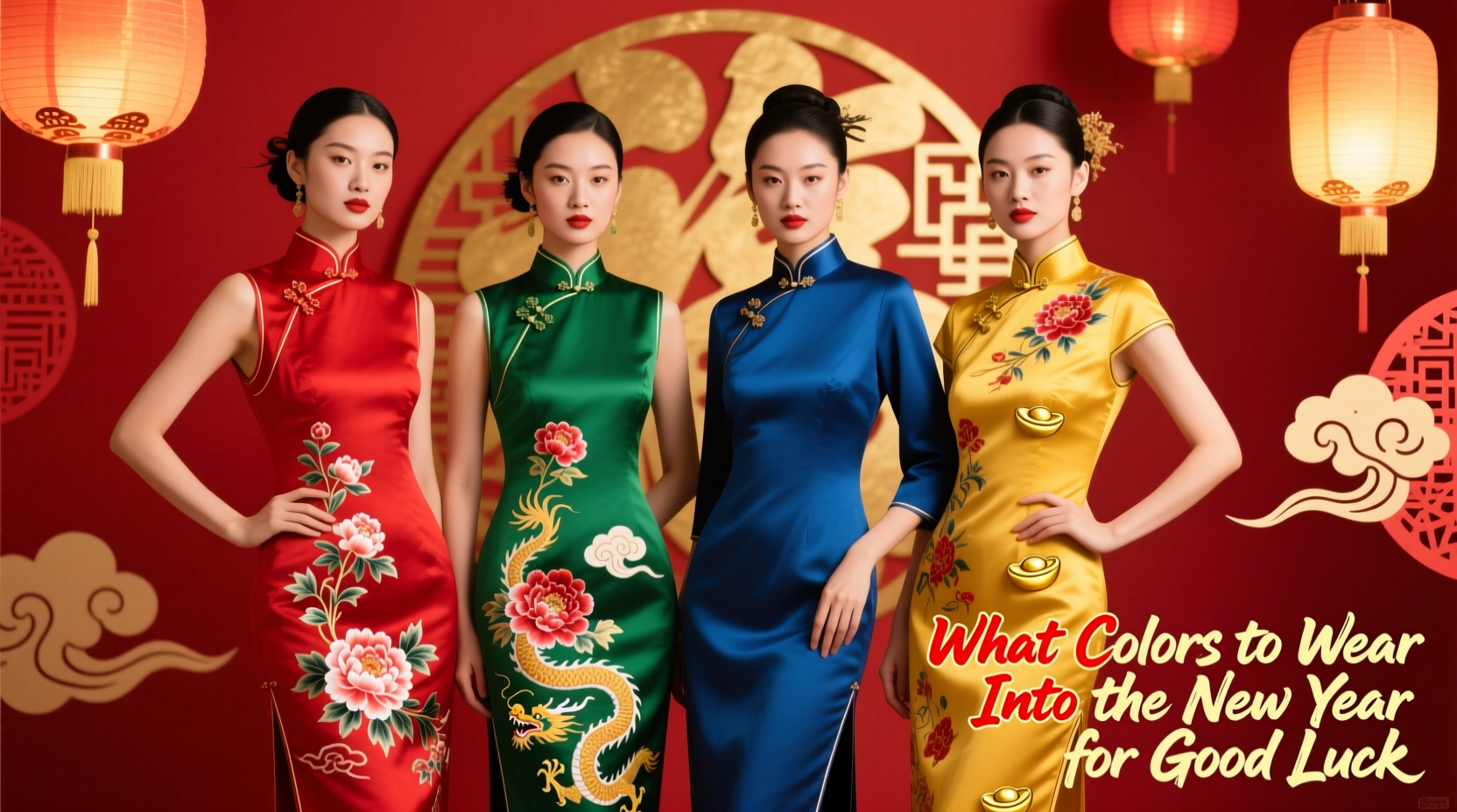 what colors to wear into the new year