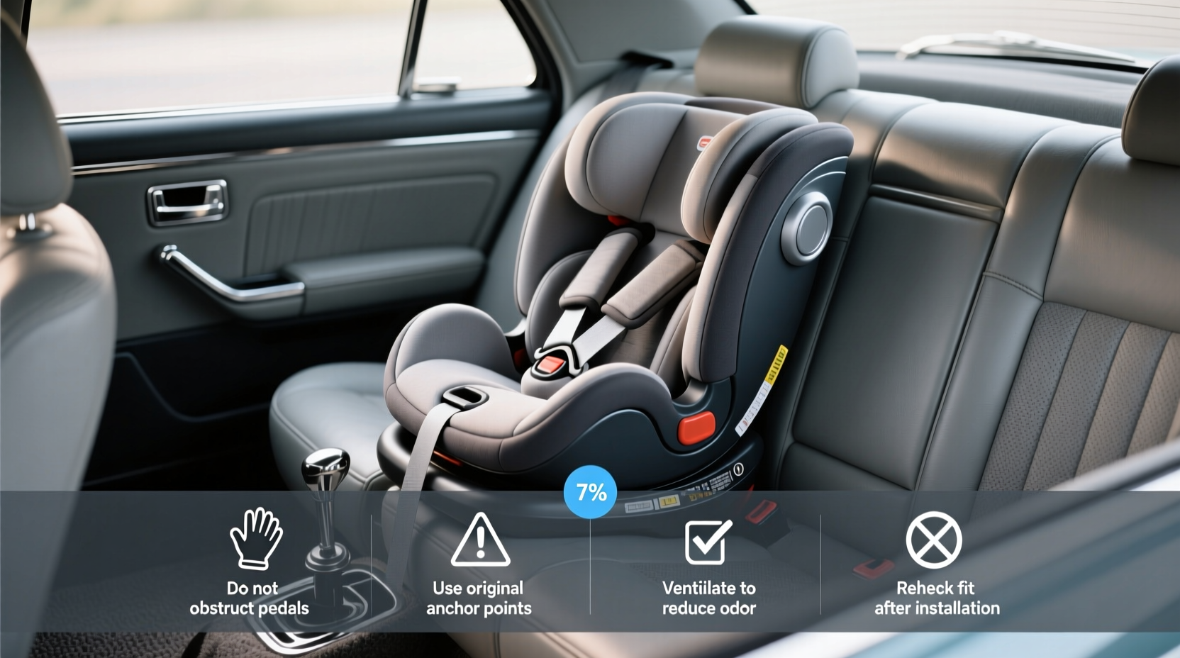 classic car child seat