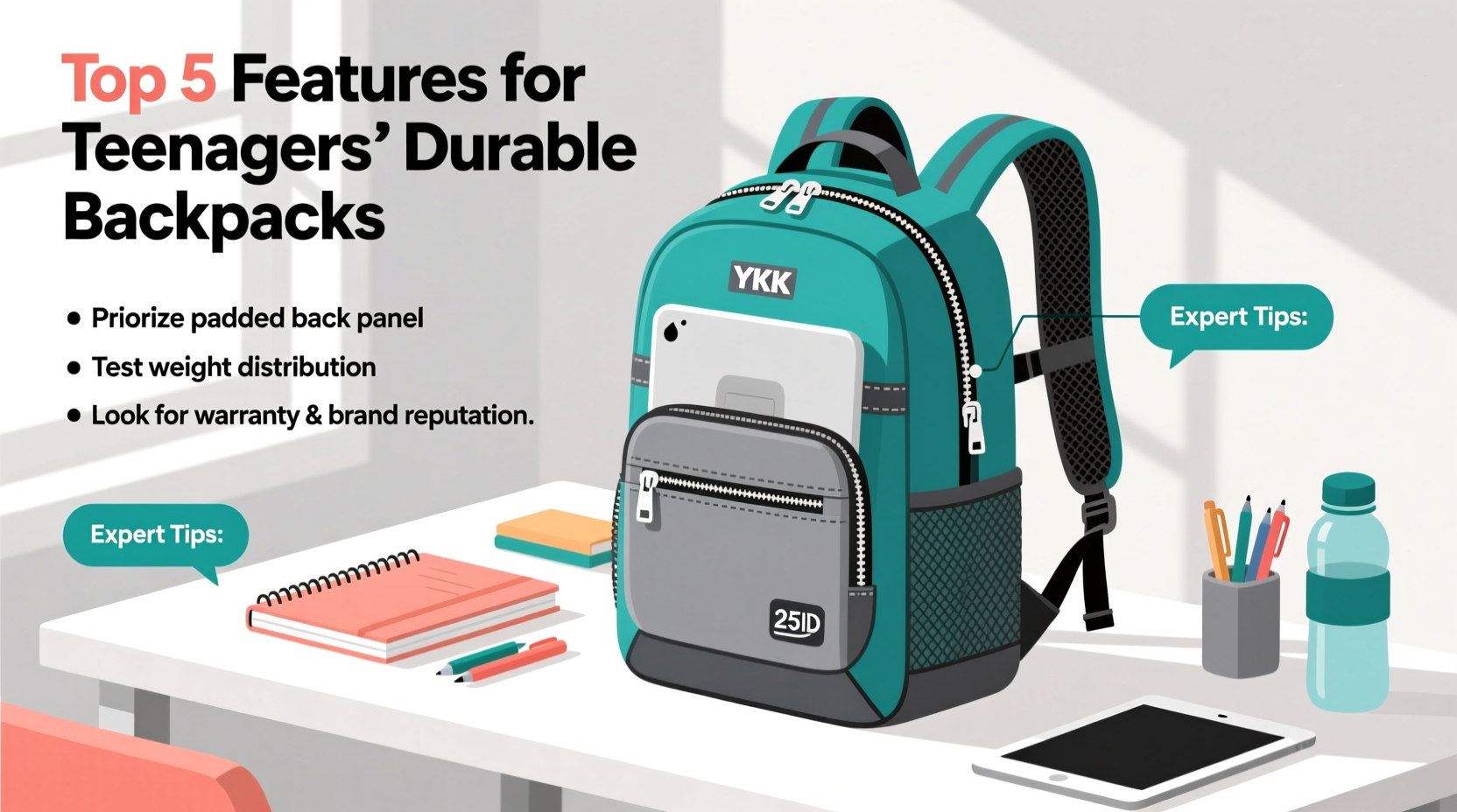 how to select a durable backpack for teenagers key features and expert tips