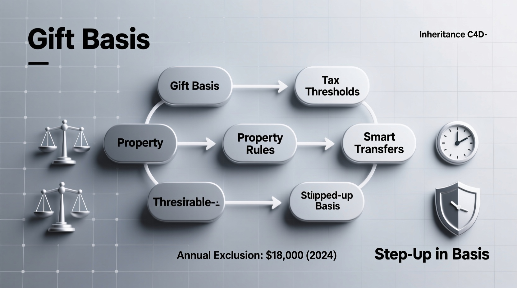 gift basis property rules navigate inheritance tax smartly