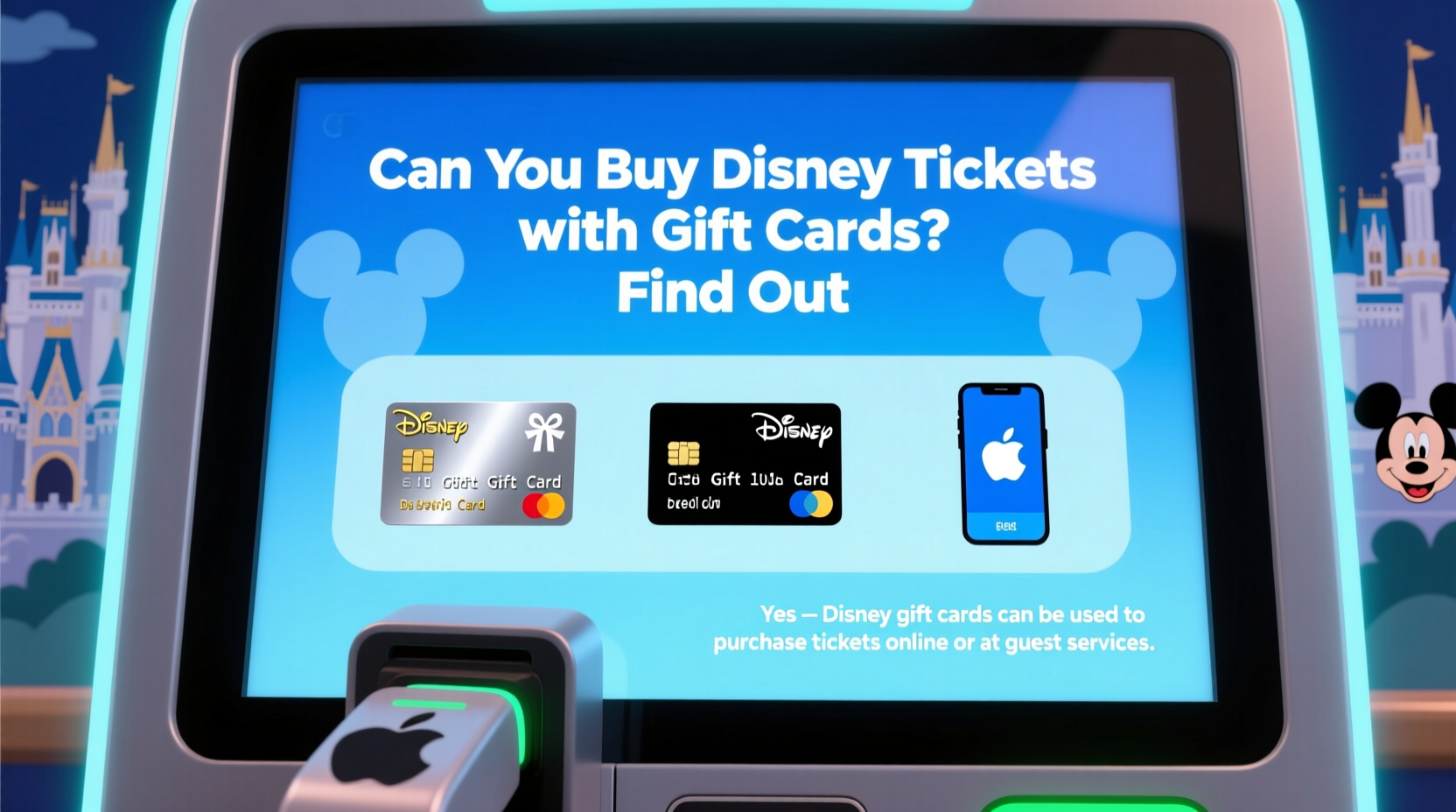 can you buy disney tickets with gift cards find out