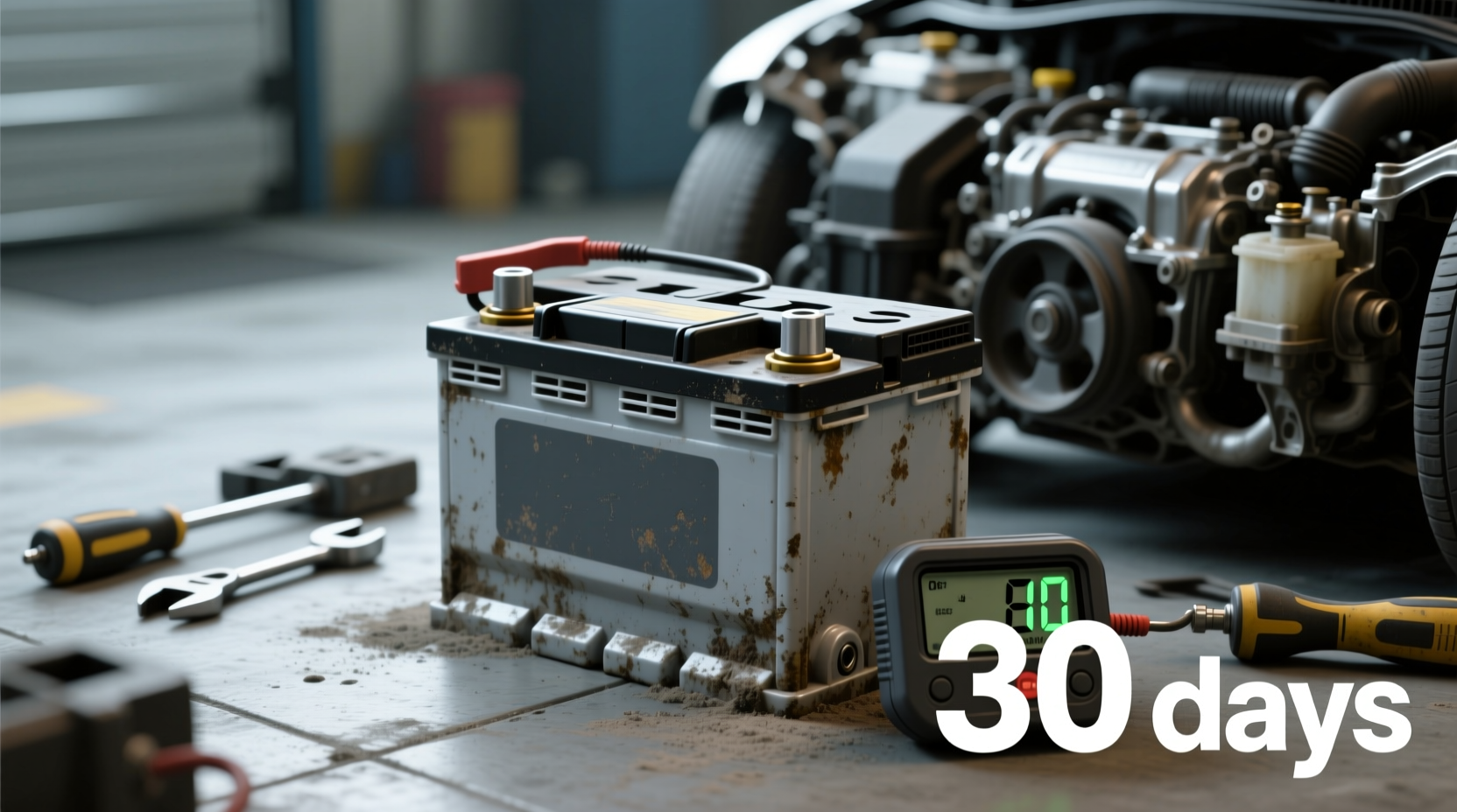 how long can a car battery sit
