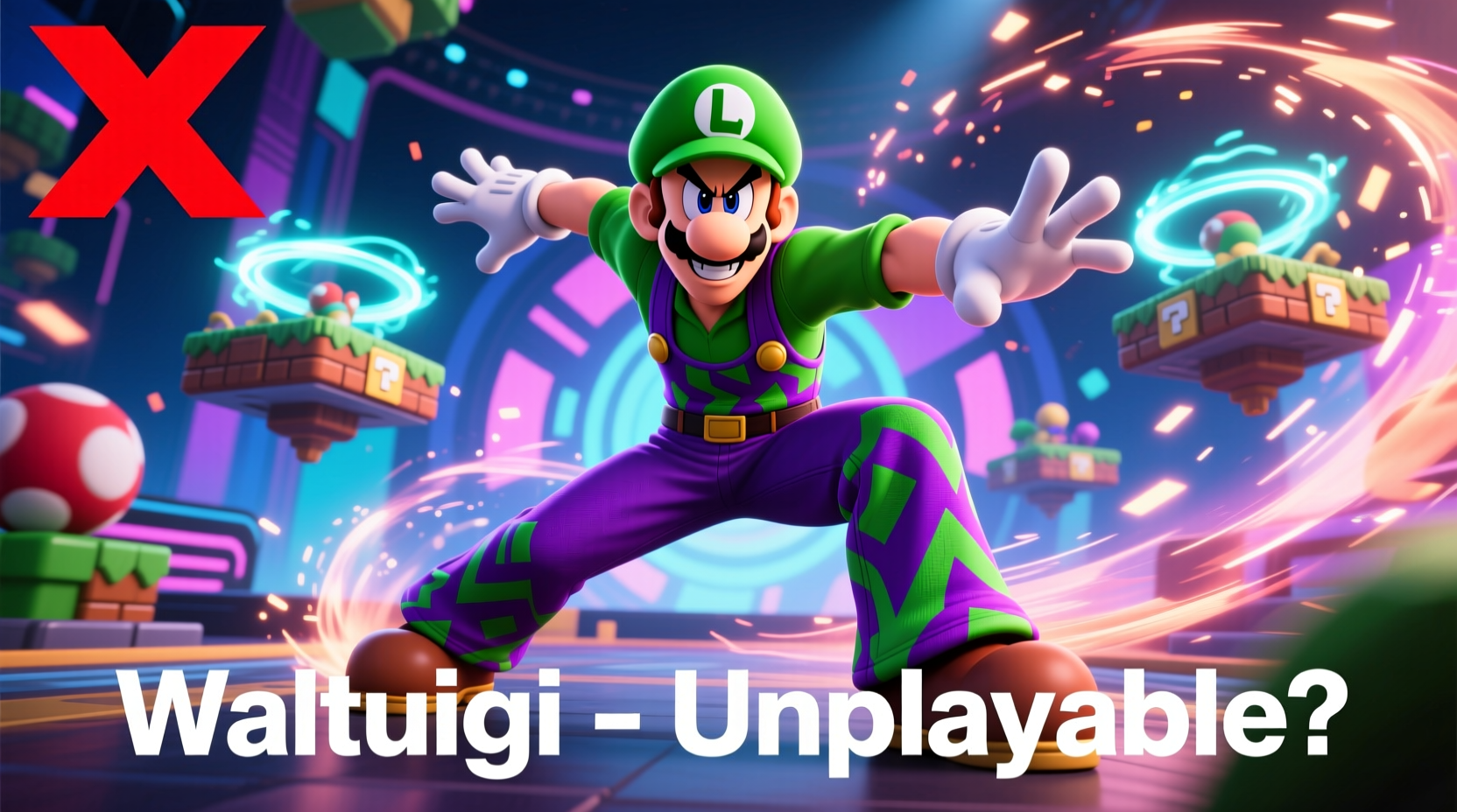 waluigi in smash bros why isnt he playable
