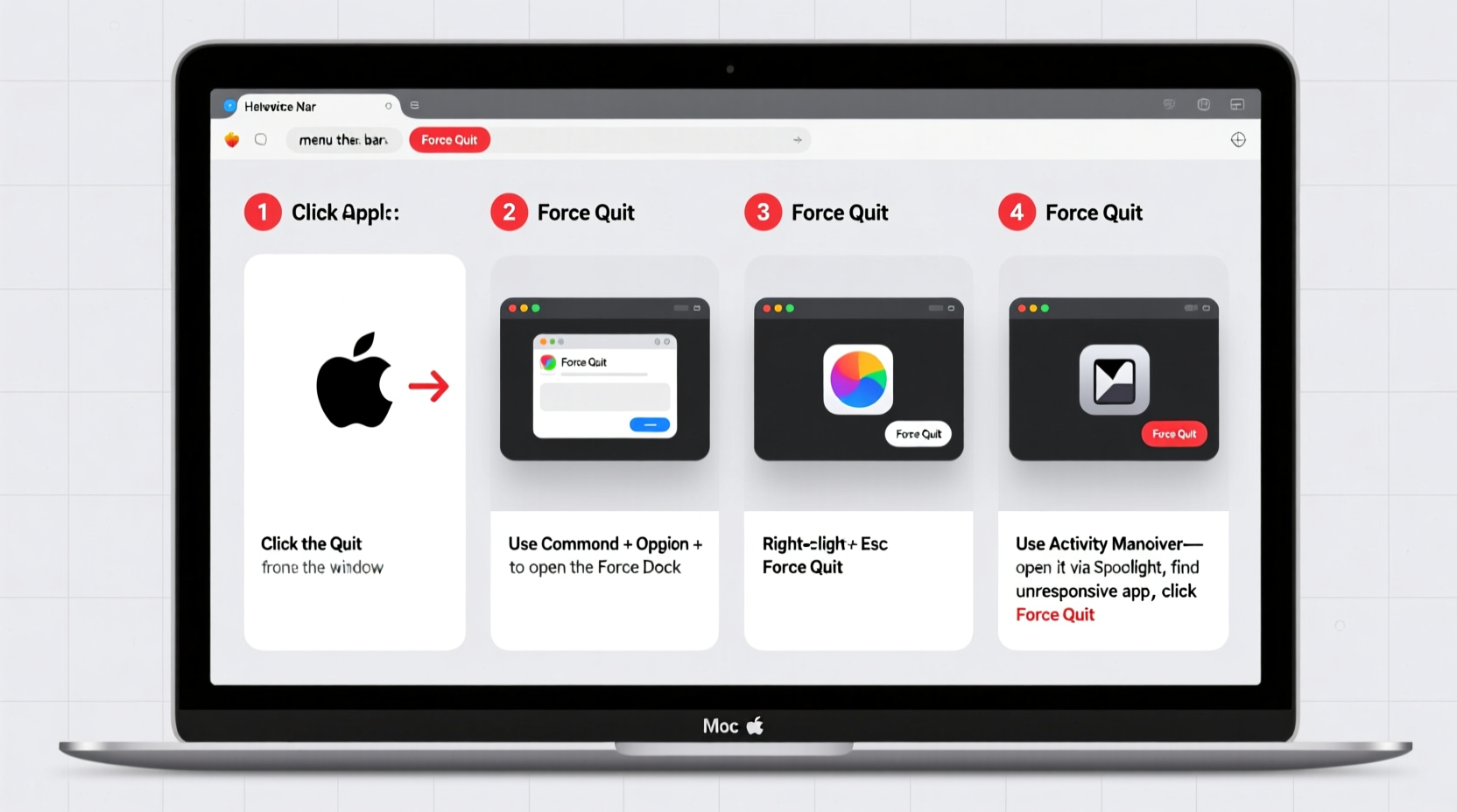 effective ways to force quit apps on mac when they wont close normally
