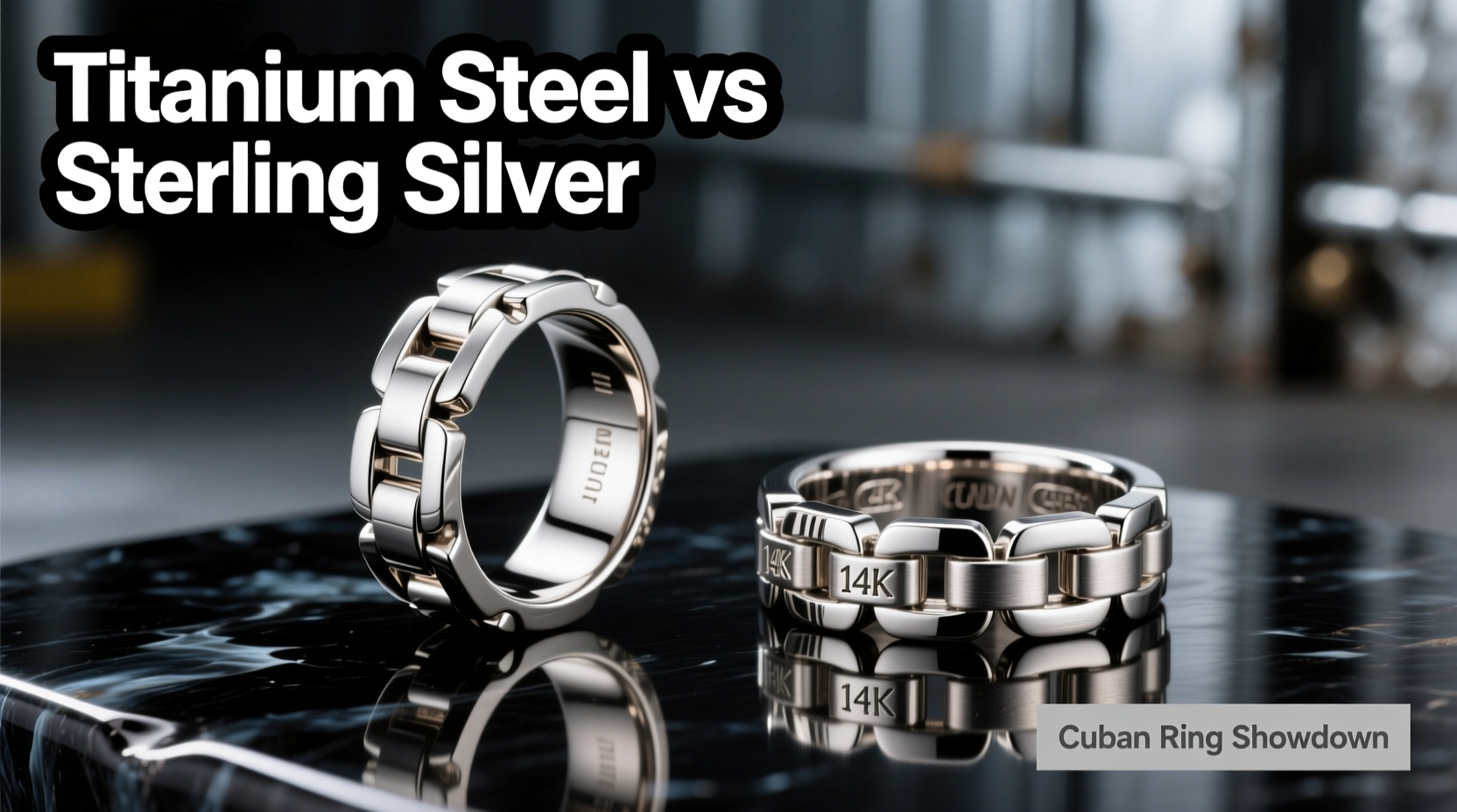 titanium steel vs sterling silver cuban ring is the hype around titanium real or is silver still king