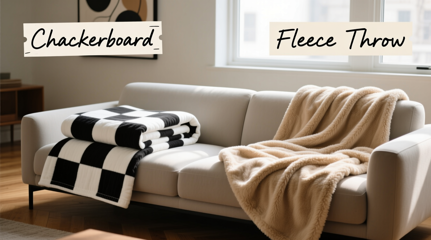 checkerboard vs fleece throw which blanket keeps you actually warmer
