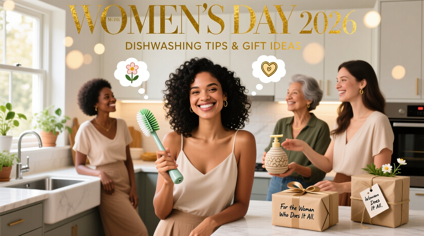 womens day magazine dishwashing