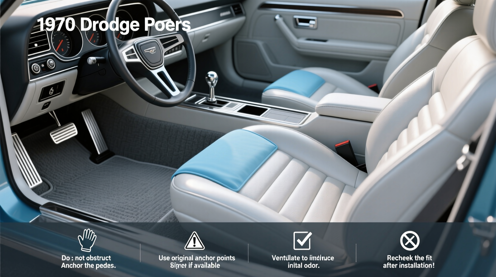 1970 challenger seat covers