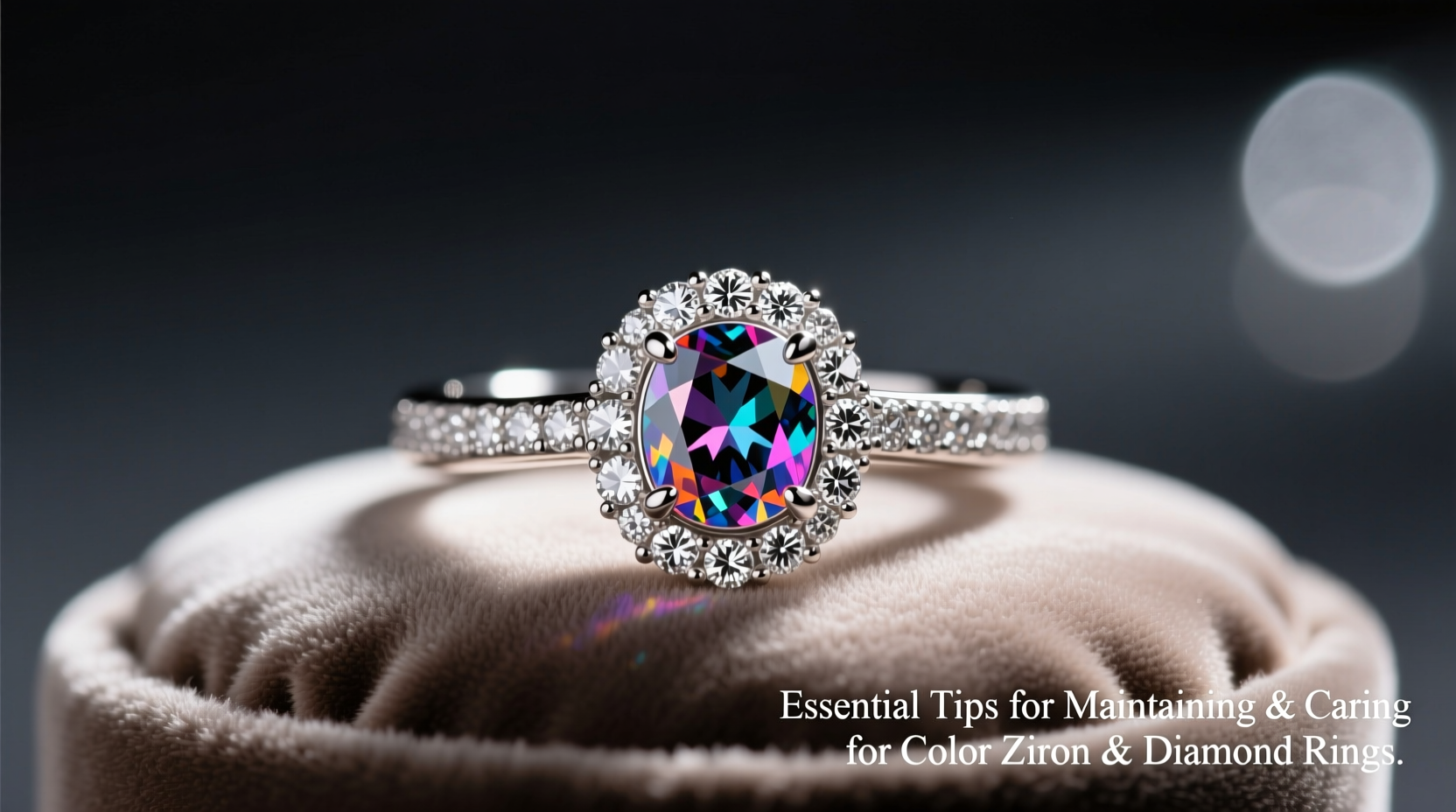 essential tips for maintaining and caring for color zircon and diamond rings