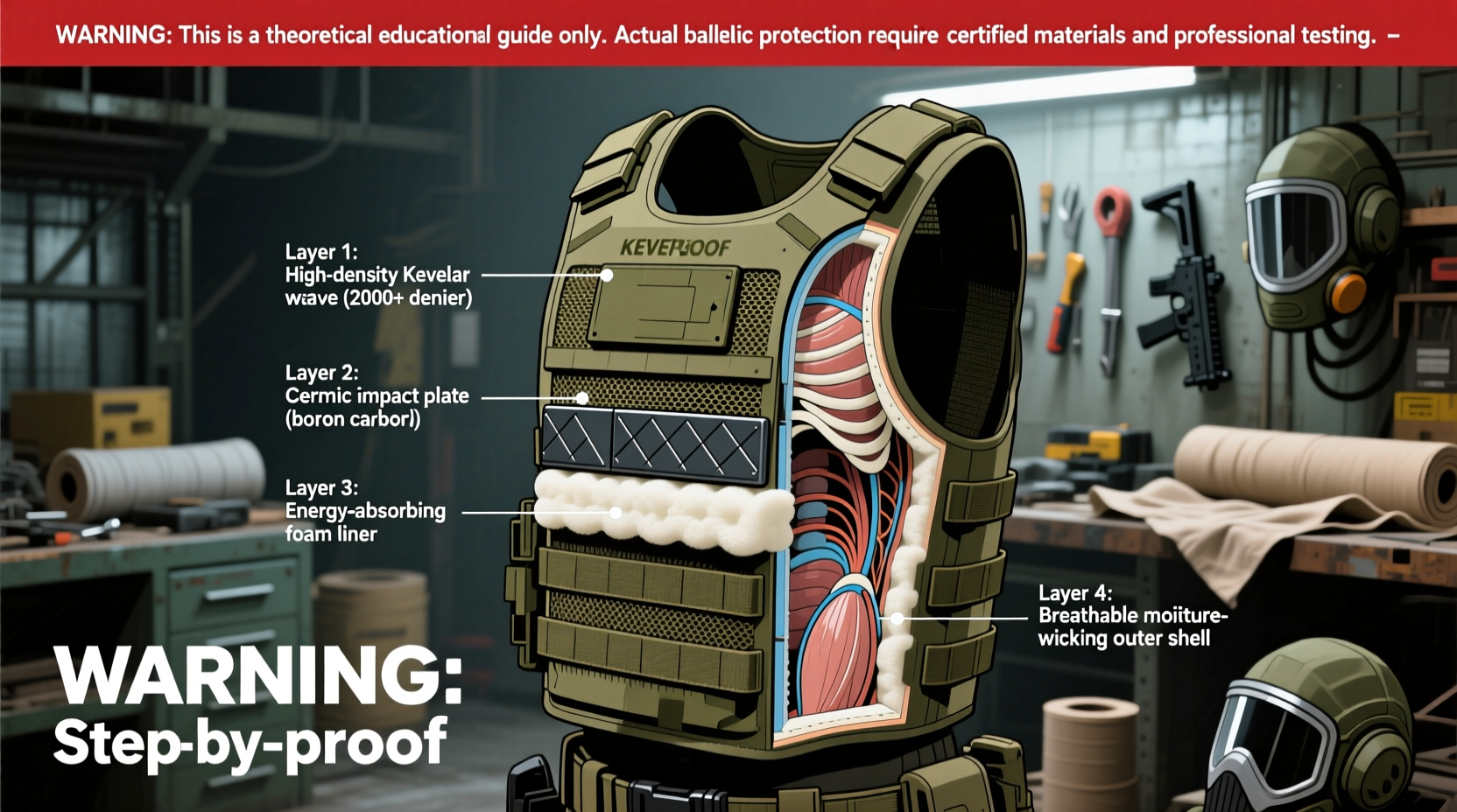 how to make a bulletproof vest at home step by step guide for diy personal protection