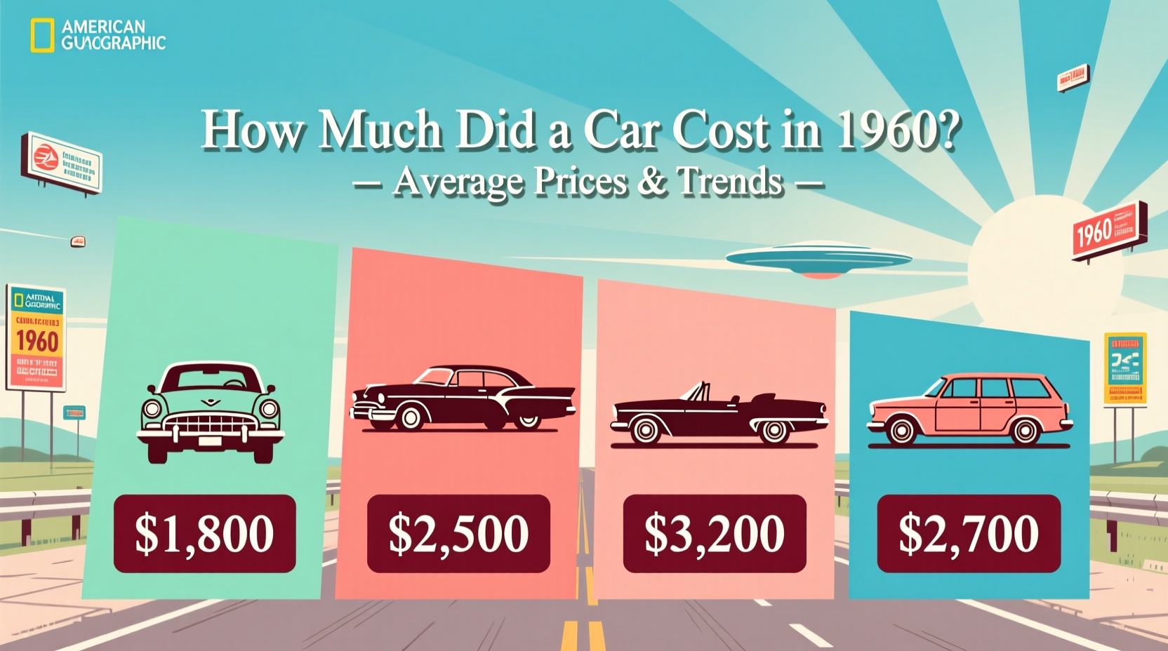 how much did a car cost in 1960