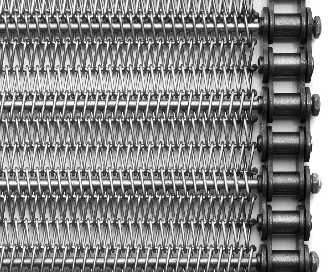 High Temperature 314 310s Stainless Steel Spiral Mesh Conveyor Chain Belt Metal