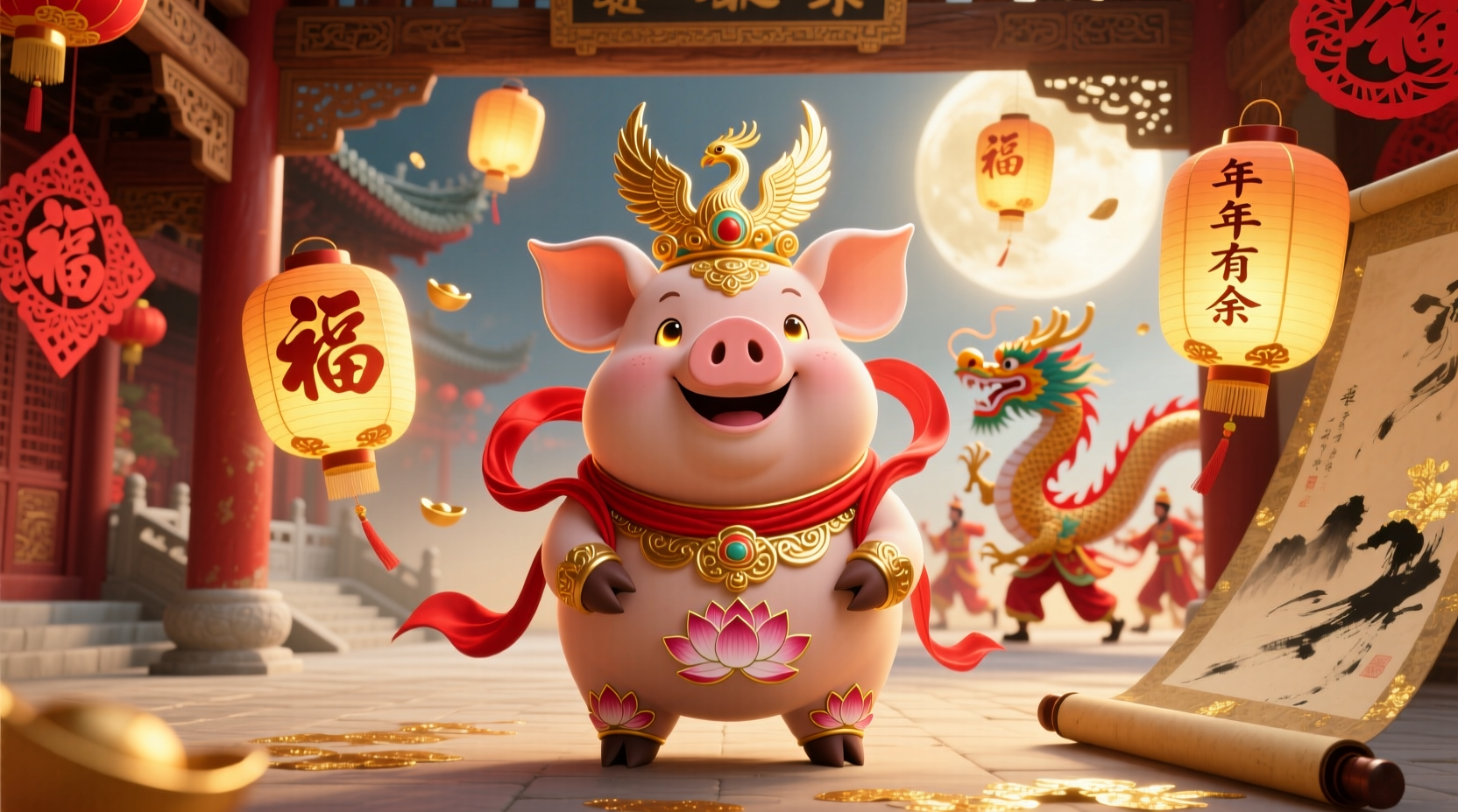 what are pigs traits in chinsie new year