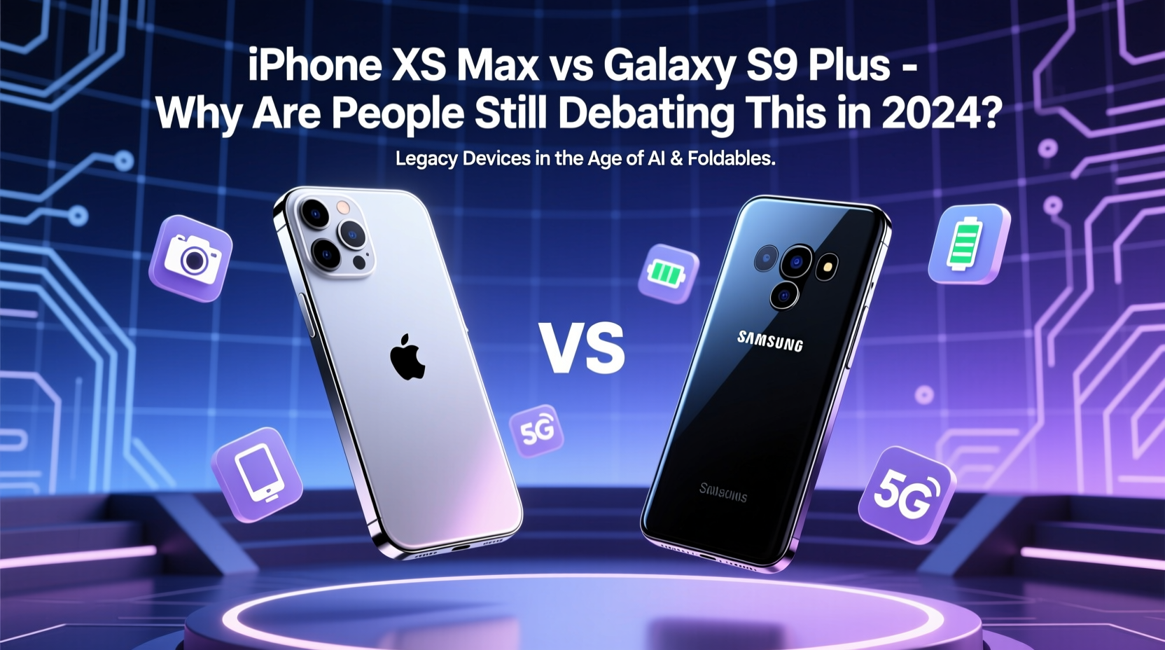 iphone xs max vs galaxy s9 plus why are people still debating this in current year