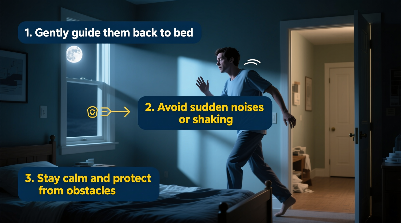 waking a sleepwalker is it dangerous what you should do