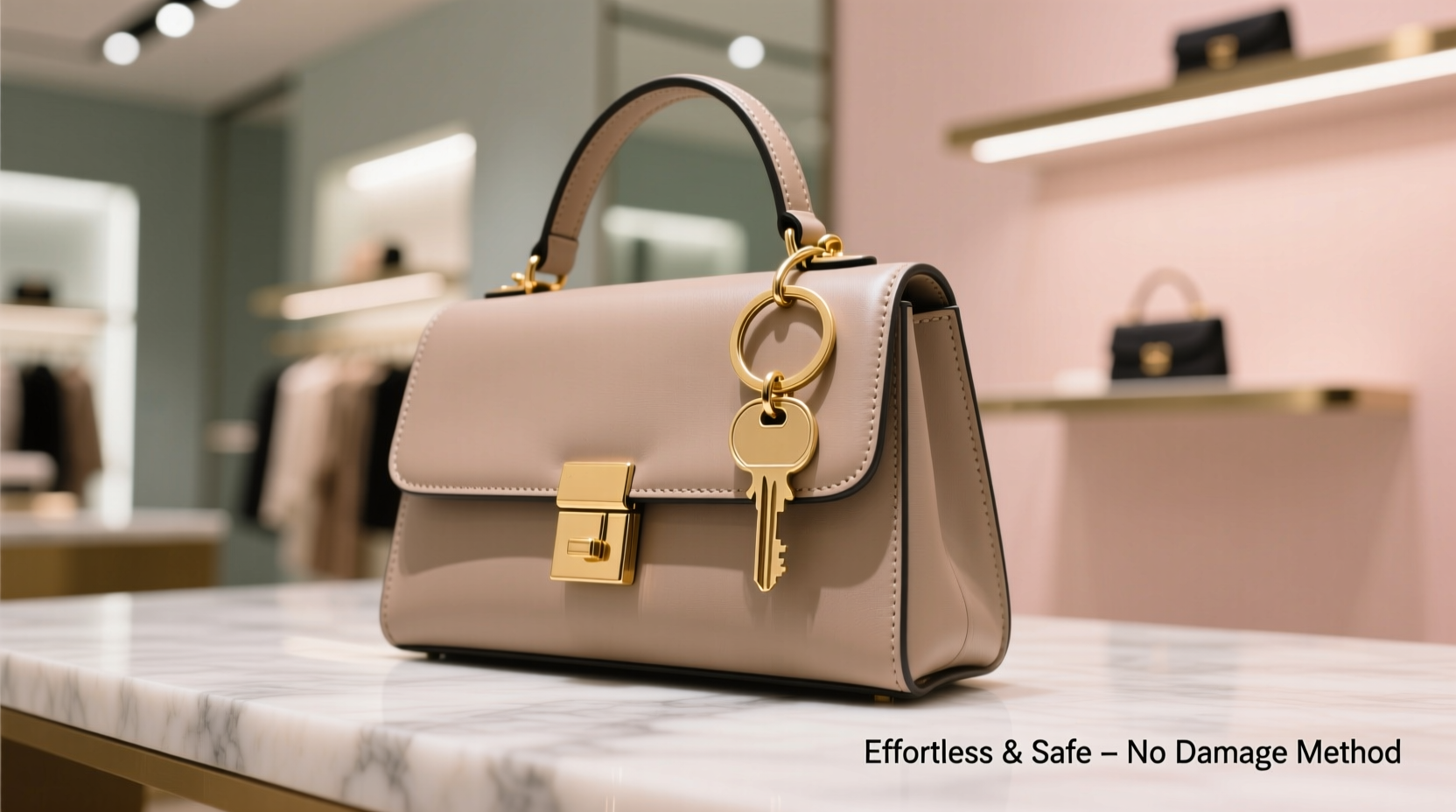 effortless methods to attach a keyring to your designer bag without damage