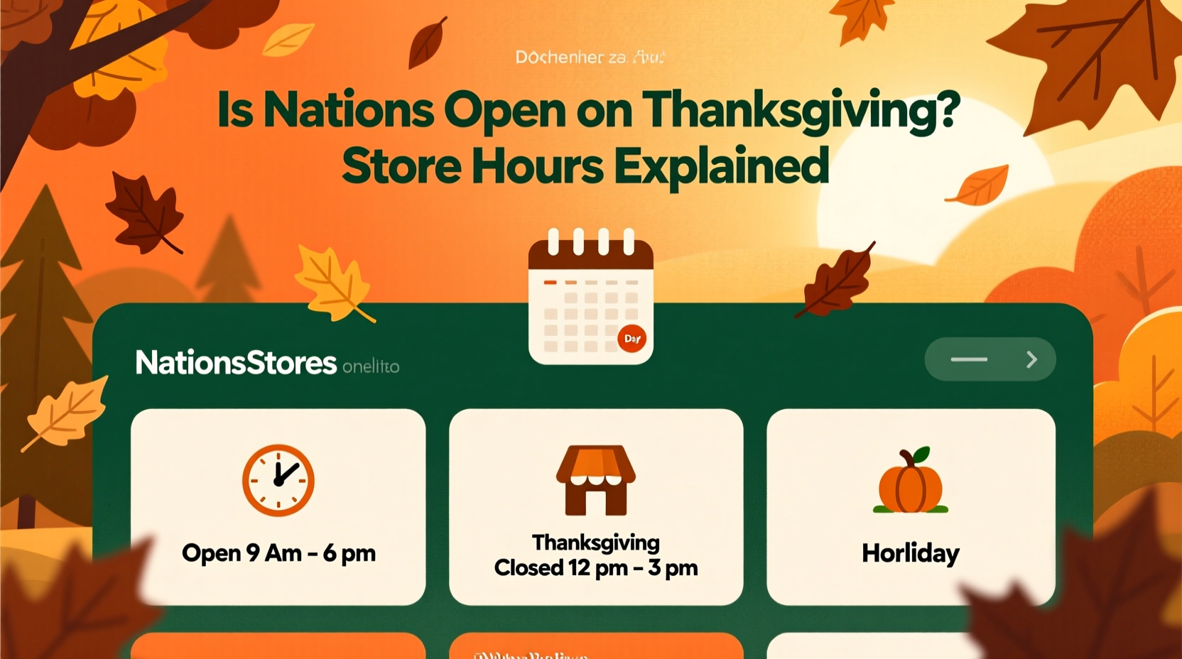 is nations open on thanksgiving
