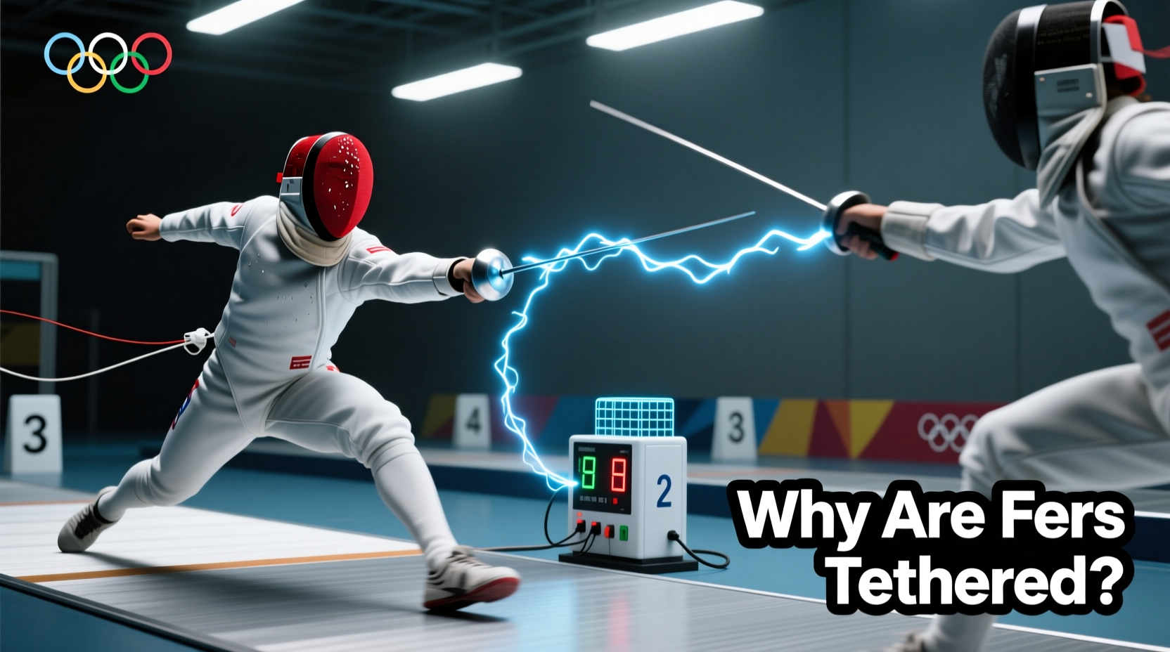 why are fencers tethered exploring olympic fencing cords
