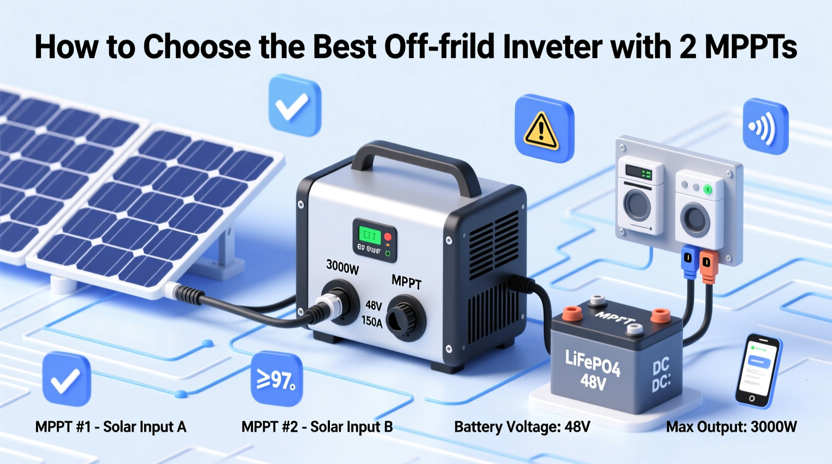 How to Choose the Best Off Grid Inverter 2 MPPT for Your Solar Setup