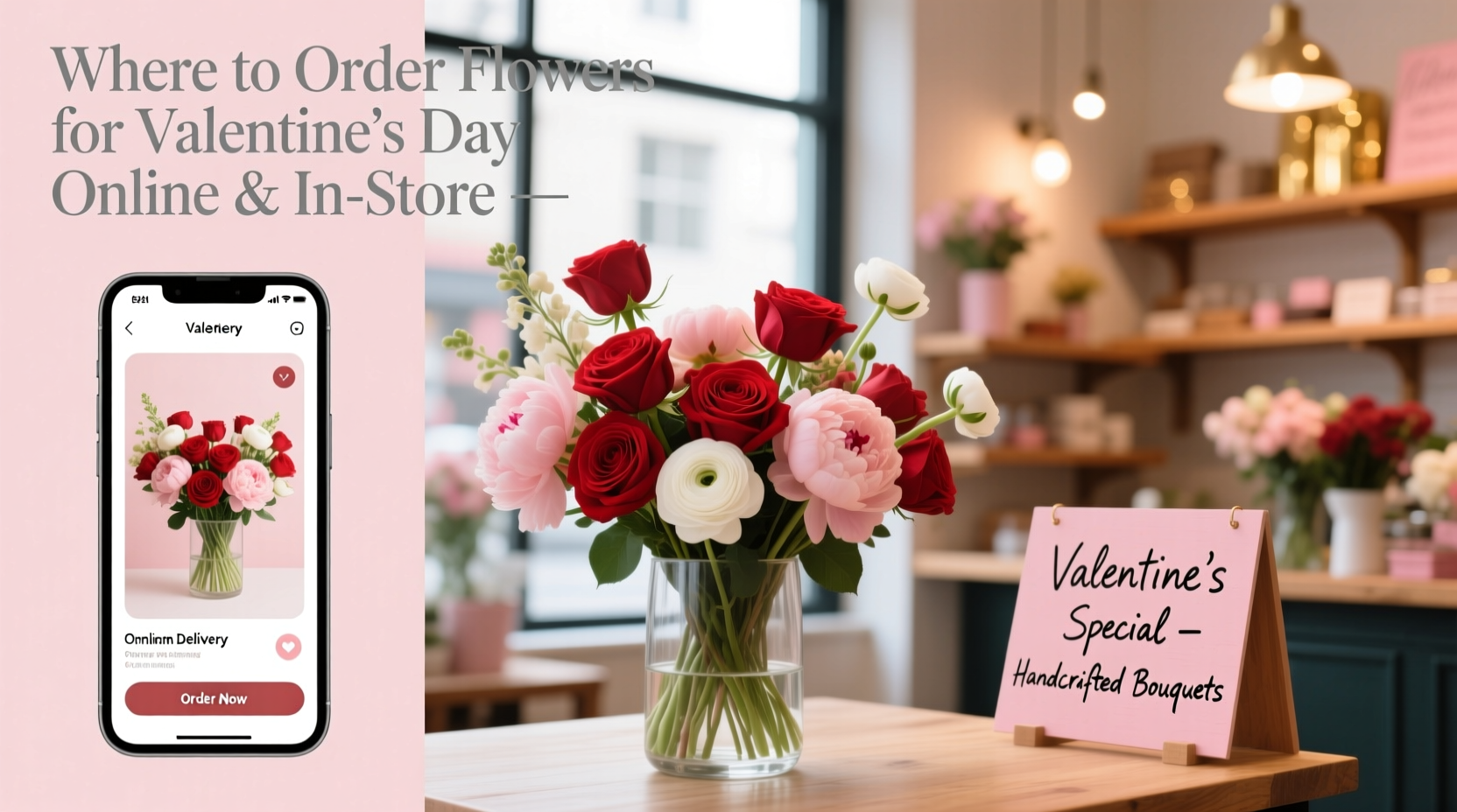 where to order flowers for valentines day