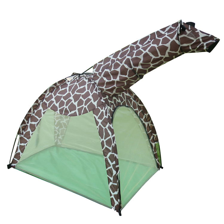 2020 弹出儿童动物斑马长颈鹿户外玩帐篷房子