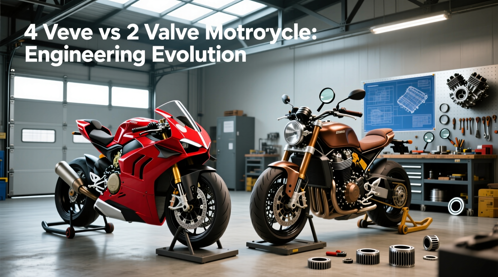 4 valve vs 2 valve motorcycle engines explained