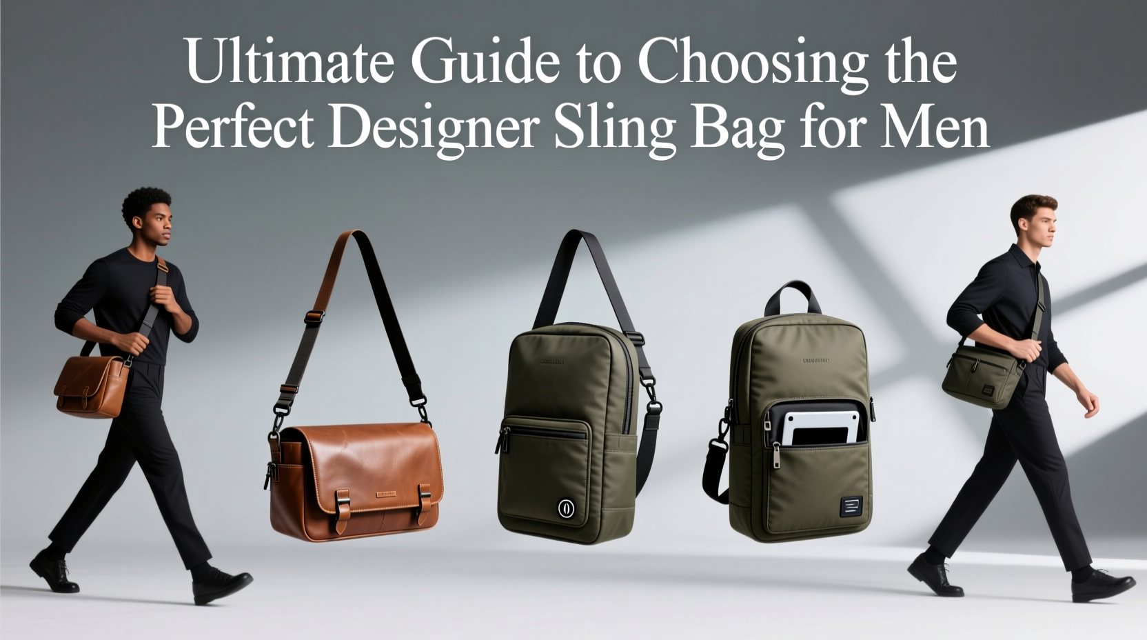 ultimate guide to choosing the perfect designer sling bag for men style function and fit explained