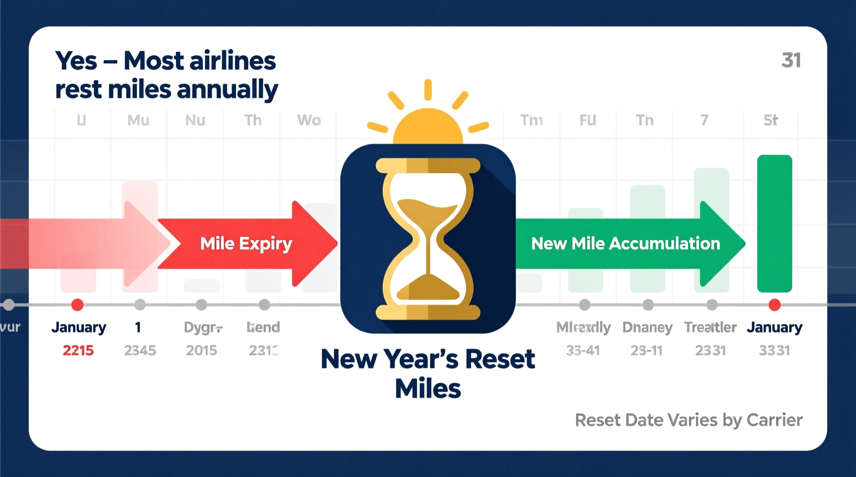 do american miles restart at the new year