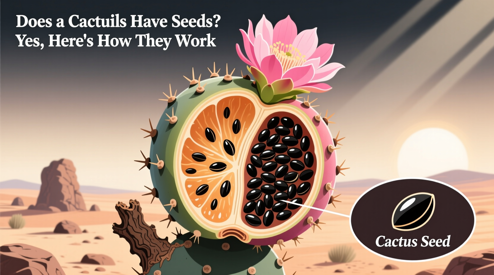 does a cactus have seeds