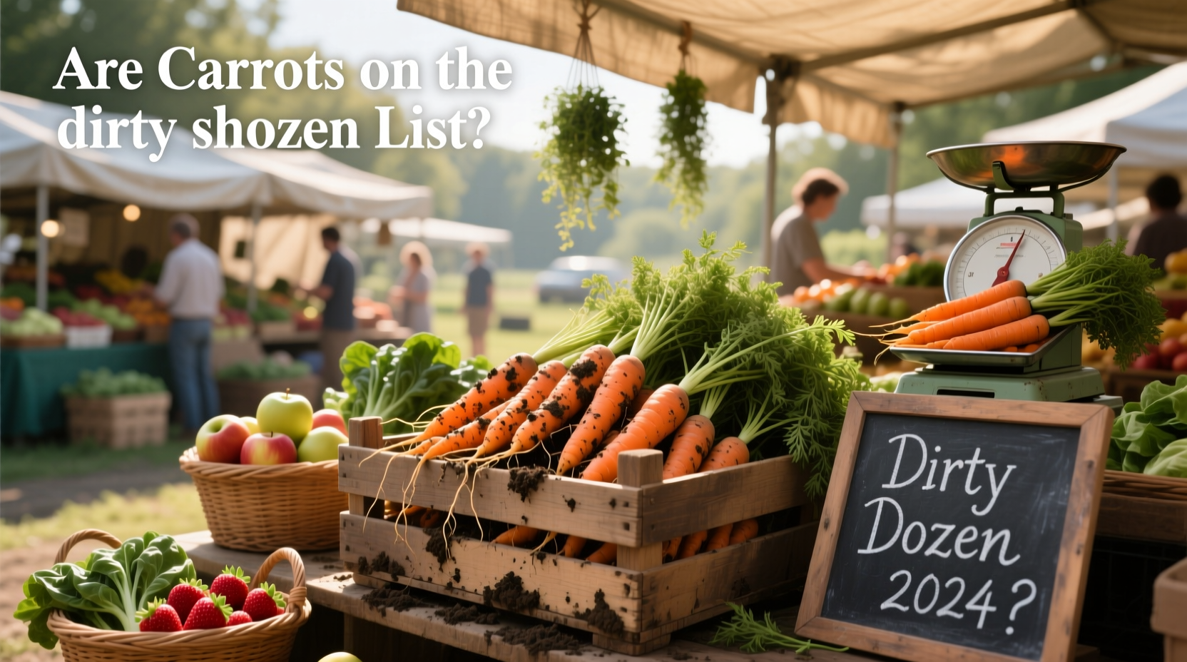 are carrots on the dirty dozen list