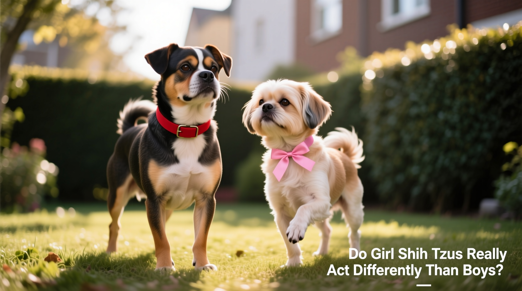 male vs female shih tzu do girl shih tzus really act differently than boy shih tzus
