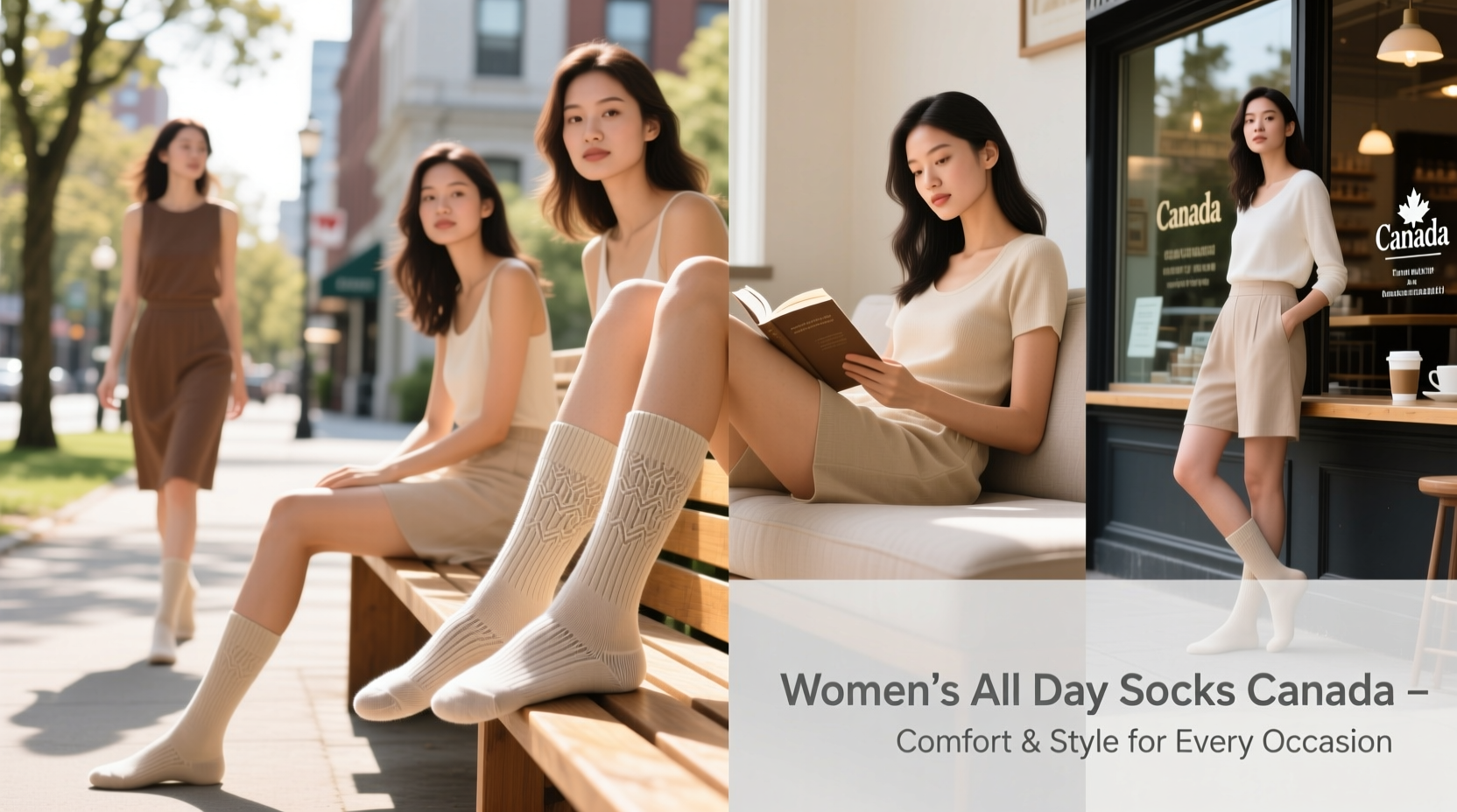 womens all day socks canada