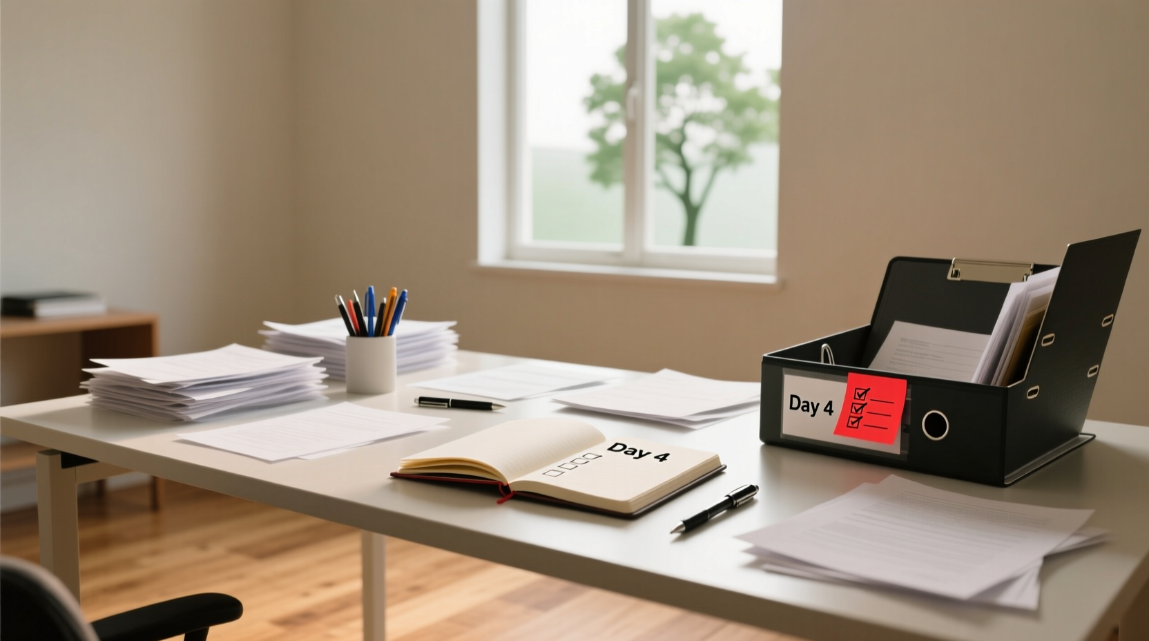 day 4 paperwork kick the clutter challenge