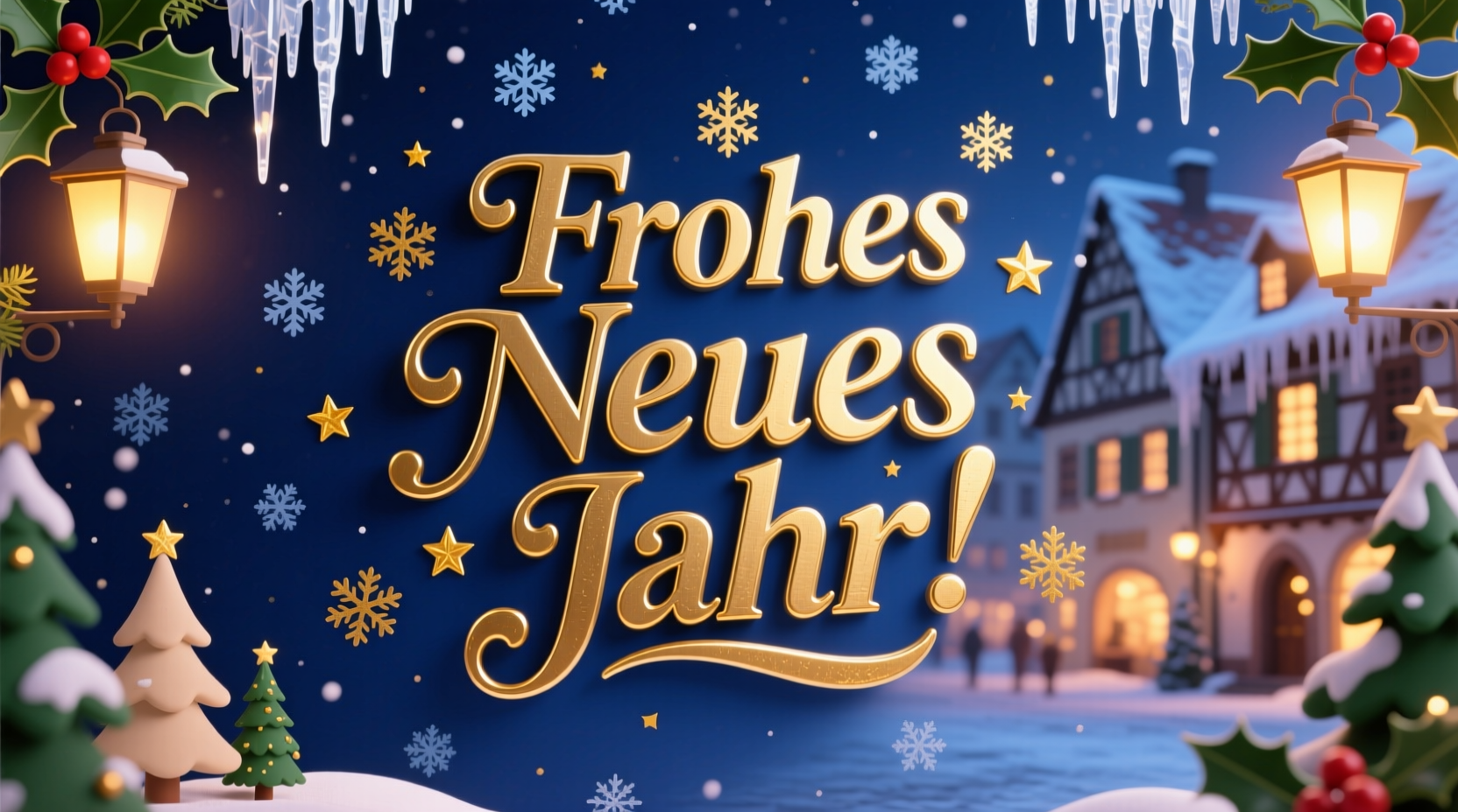 how to wish happy new year in german