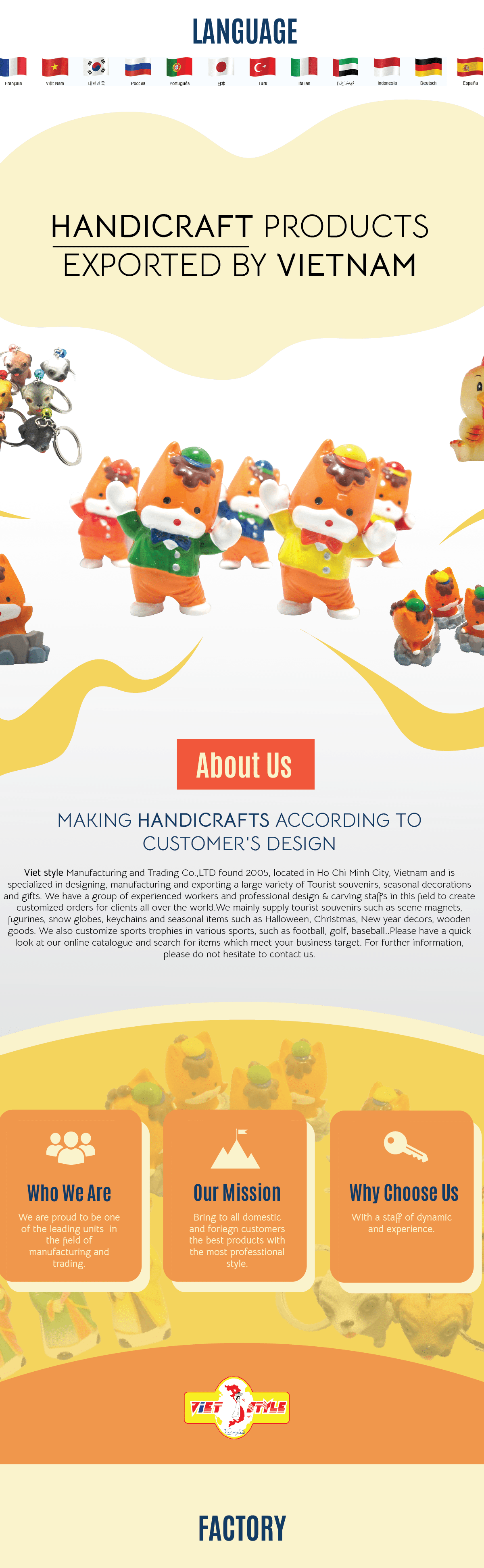 VIET STYLE MANUFACTURING AND TRADING CO., LTD Polyresin Fridge Luminous Statue