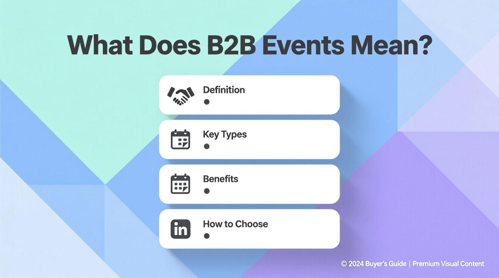what does b2b events mean