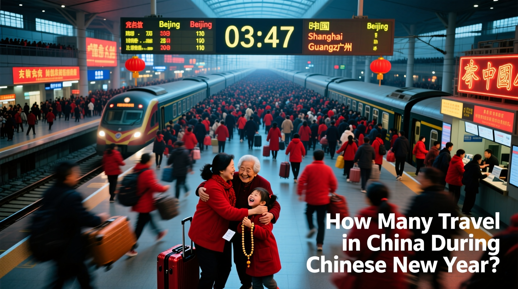 how many people travel in china during chinese new year