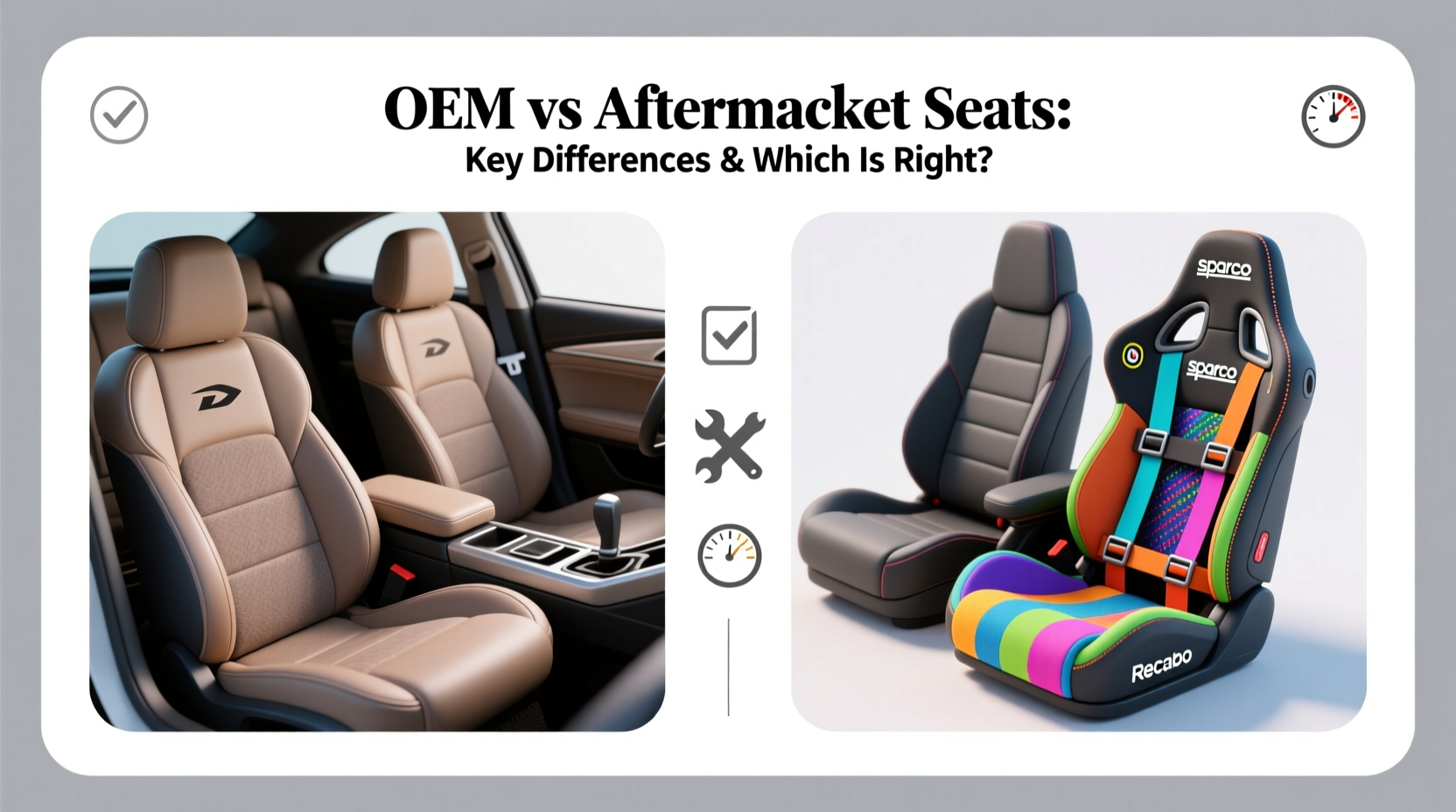 OEM vs Aftermarket Seats: Key Differences & Which Is Right?