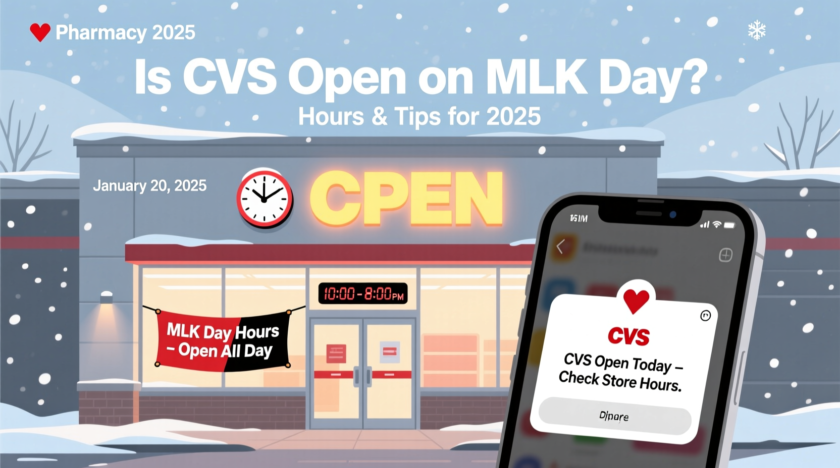 is cvs open on mlk day