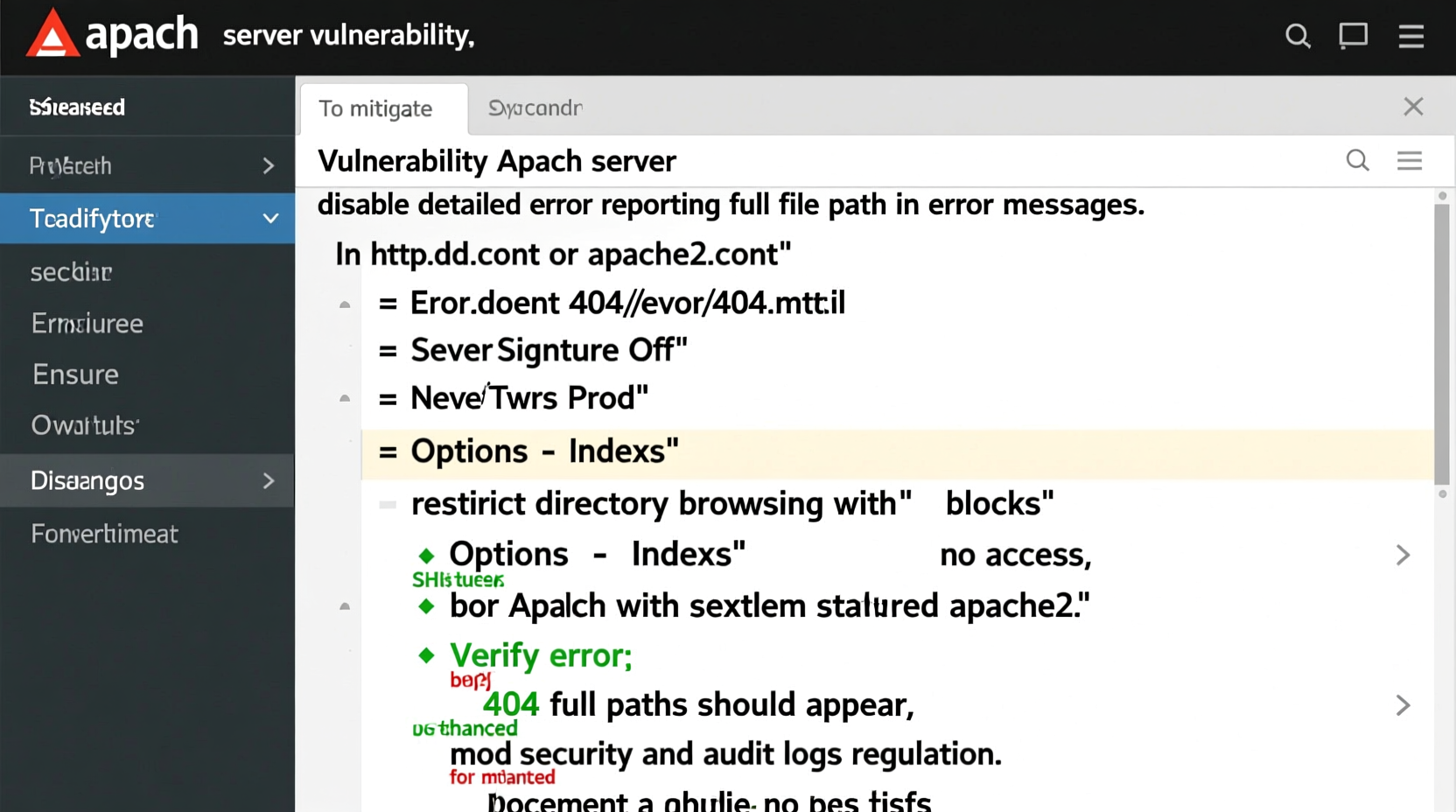 apache exposing full server path causes how to fix