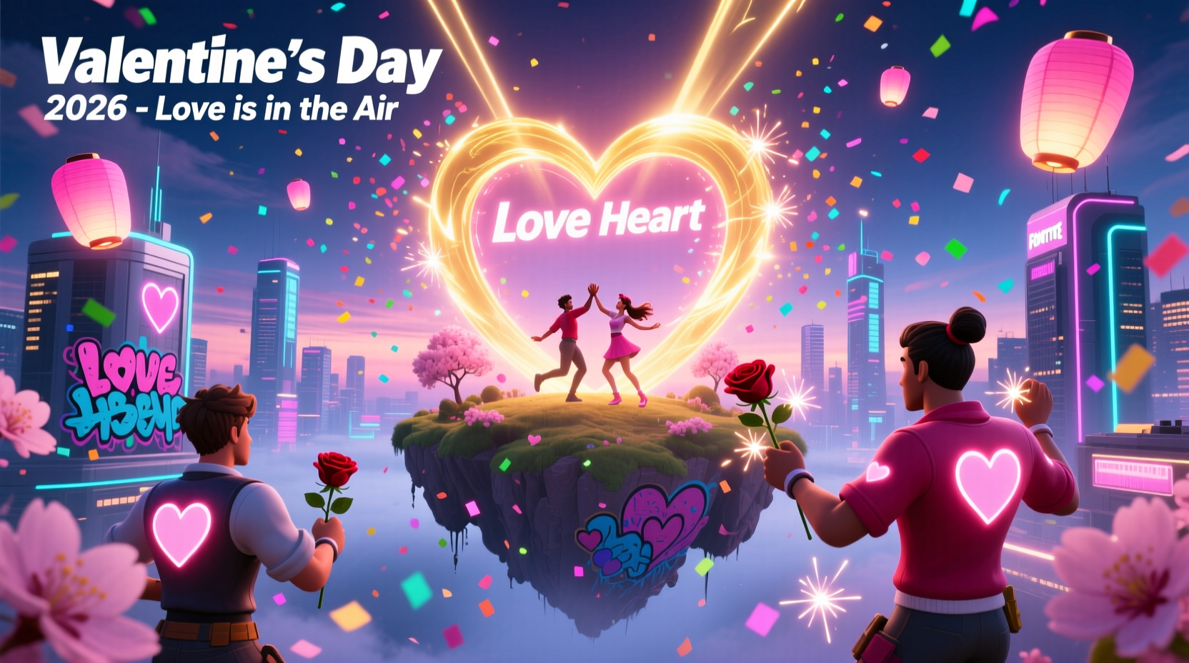 when is the valentines day update in fortnite
