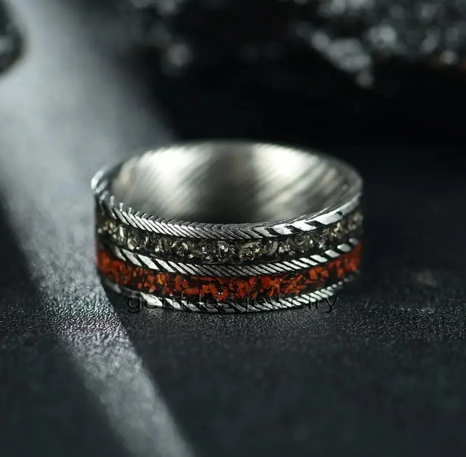 Damascus Steel Ring