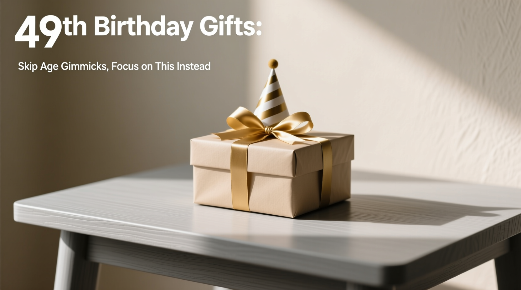 49th birthday gifts skip age gimmicks focus on this instead