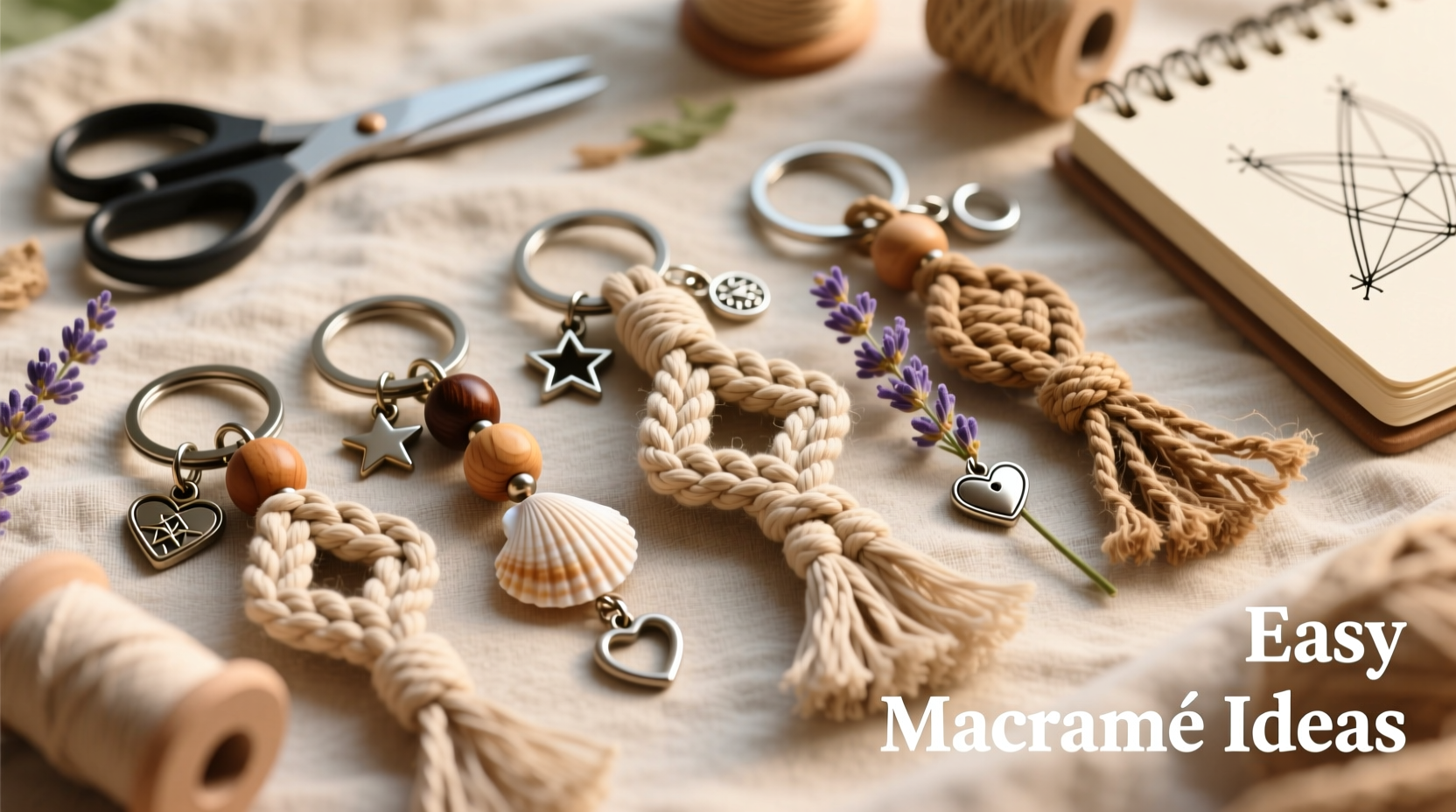 creative handmade rope keychain decorations easy techniques and design ideas