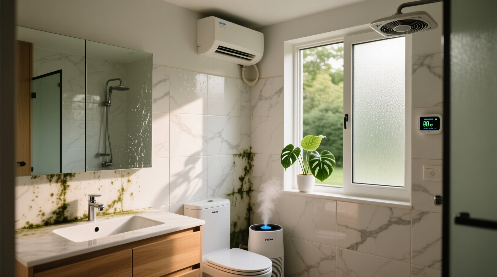 how to keep bathroom from getting musty