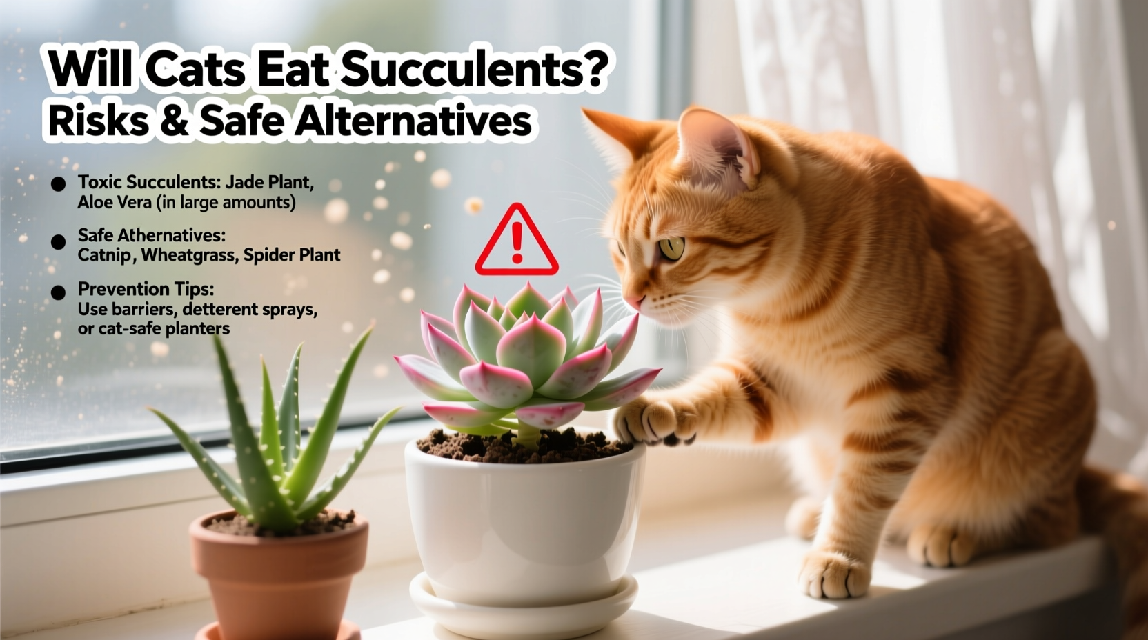 Image showcasing Will Cats Eat Succulents? Risks & Safe Alternatives