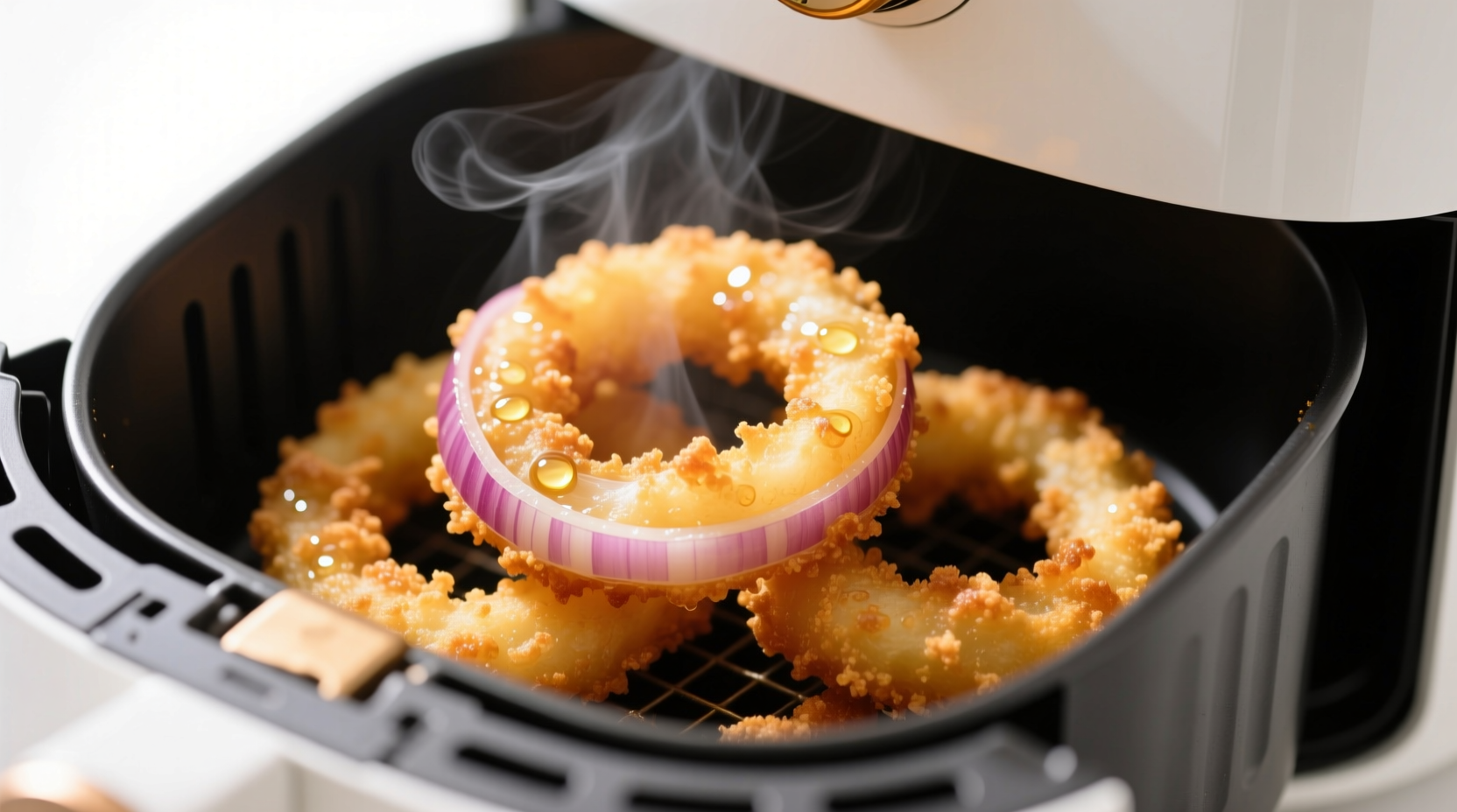 homemade onion rings in air fryer