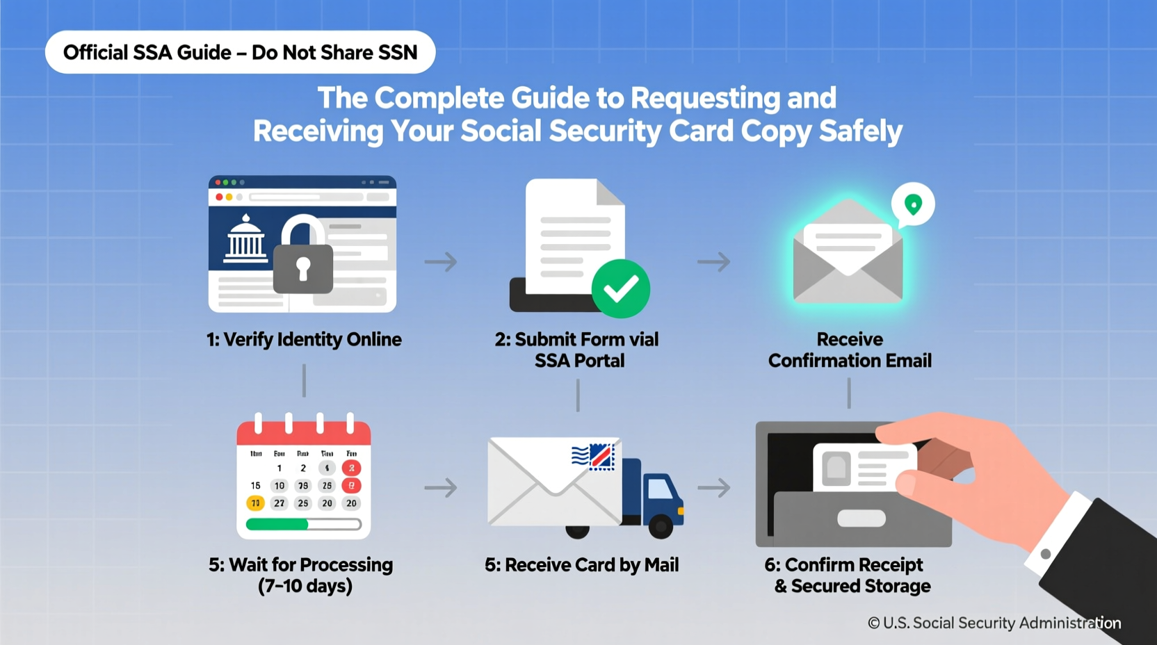 the complete guide to requesting and receiving your social security card copy safely