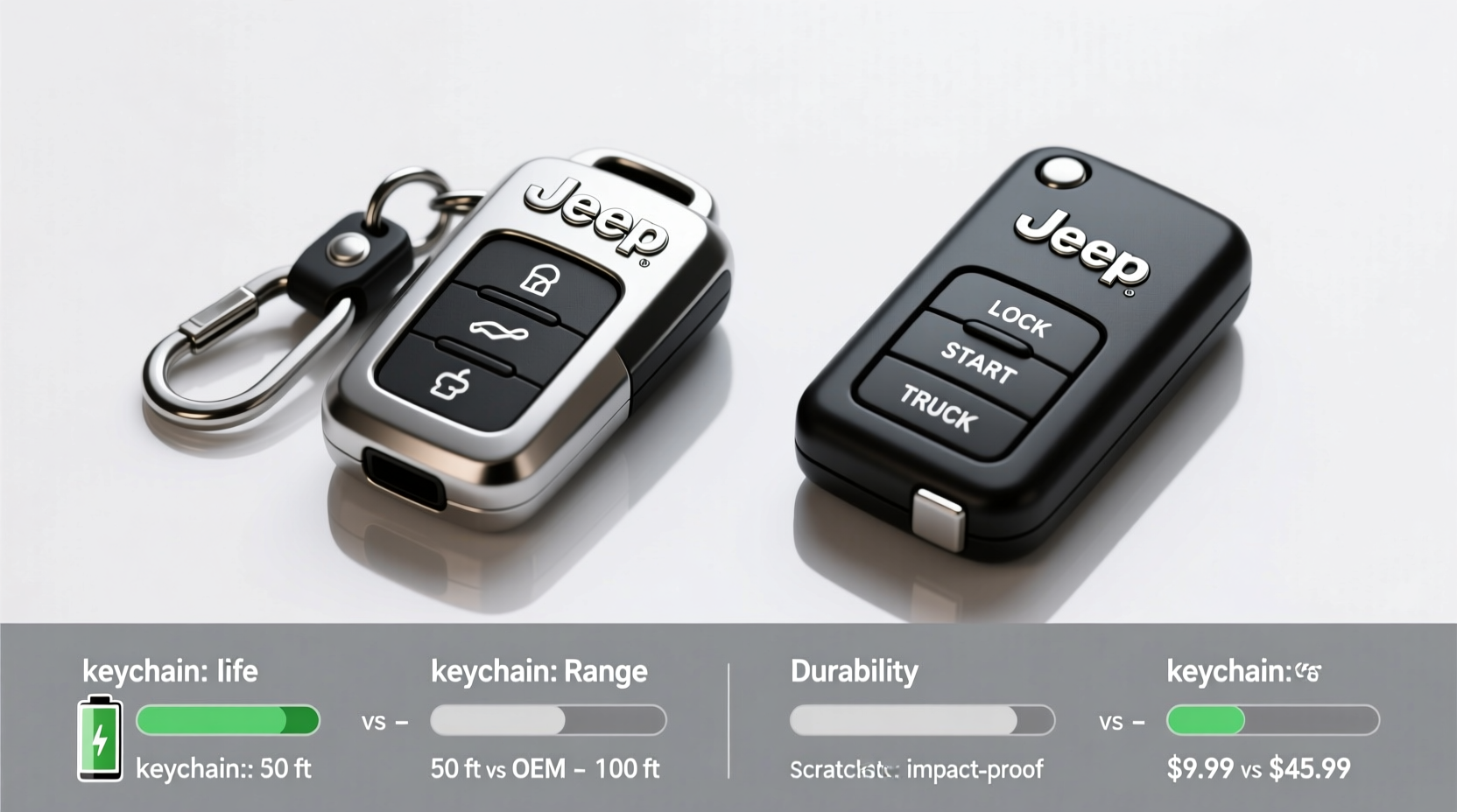 jeep keychain vs oem fob